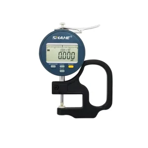 0-10mm 0.001mm Digital Thickness Gauge for Plastic Film Paper Leather Rubber Electronic Thickness Gauge
