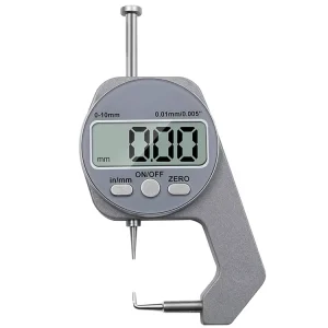 0-10mm 0.01mm Digital Thickness Gauge Flat Head Elbow Paper Electronic Thickness Gauge