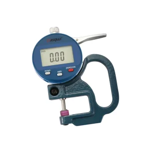 0-10mm Rubber Textile Leather Thickness Measuring Gauge Ceramic Contact Point and Flat Anvil