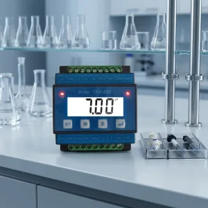 0 14pH 0 20mS/cm EC Range 0 to 50 Celsius RS485 Modbus Automatic Hydroponics pH EC Transmitter for Greenhouse Aquaponics