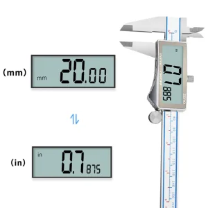 0-150mm/6” IP 54 Vernier Digit Caliper Electronic Calipers Ruler Measuring Tool with Mm/in Digital Caliper Thickness Gauge