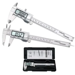 0 150mm 6inch Stainless Steel Electronic Digital Vernier Caliper Gauge Measuring Tool Jewelry Measurement Digital Calliper Ruler