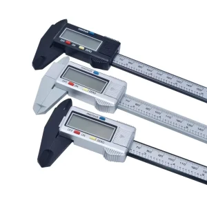 0-150mm Digital Vernier Caliper 6 Inch Card Ruler LCD Electronic Carbon Fiber Altimeter Micrometer Gauges Measuring Tool