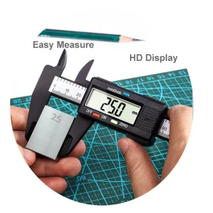 0-150mm High Strength ABS Plastic Digital Caliper Electronic Digital Vernier Caliper Measuring Tools Metric and Inch