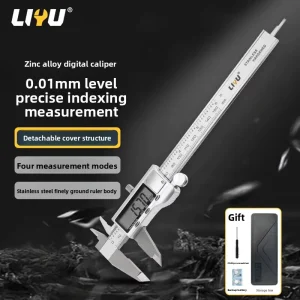 0-150mm Professional High Precision Zinc Alloy & Stainless Steel Electronic Digital Vernier Caliper with High Definition Display