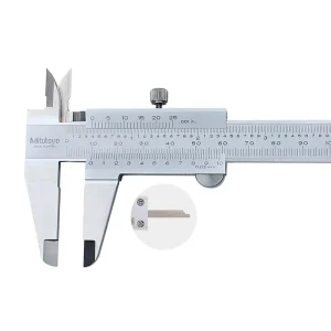 0 150mm Stainless Steel Vernier Calipers High Precision Dual Reading Scale