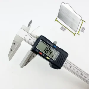 0-150mm Steel Wire Duckbill Digital Graphics Card Claws Wire Rope Calipers Wide Jaws Digital Calipers Cable Vernier Calipers