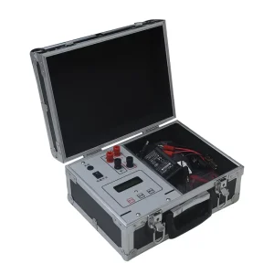 0-20kΩ Transformer DC Winding Resistance Tester 5mA ~ 10A 5-Gear Output Current Portable Micro Ohm Meter 12.6V/4.8AH Battery-In