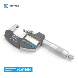 0 25mm 0.001mm Accuracy Digital Outside Micrometer Screw Thickness Gauge Metal Stainless Steel