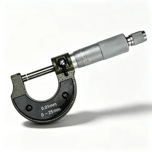 0-25mm Outside Micrometer 0.01mm Accuracy Alloy Steel Precision Metric Micrometer Gauge with Calibration Kit
