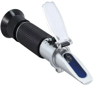 0 32% BRIX Refractometer for Measuring Sugar Content Metalworking Fluids Fruit Sugars Grinding Solutions ATC Metal + Plastic