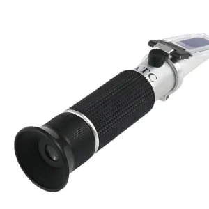 0 32 Brix Handheld Portable Refractometer for Food Beverage Sugar Content Detection & Analysis 0 90