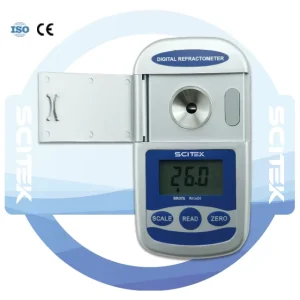 0-45%/58-92% Portable Digital Refractometer 0.3 ml Sample Laboratory Refractometer