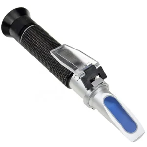 0 50% Sugar Content Meter Handheld Refractometer Fruit Food and Beverage Sugar Content Detection Analyzer Portable Refractometer