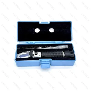 0-80% Alcohol Refractometer with ATC for Distilled Beverages for Measuring Whiskey Vodka Gin