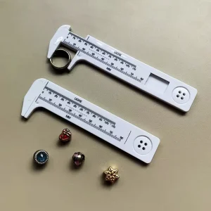 0-80mm Plastic Vernier Calipers Hand Measuring Tool Ruler