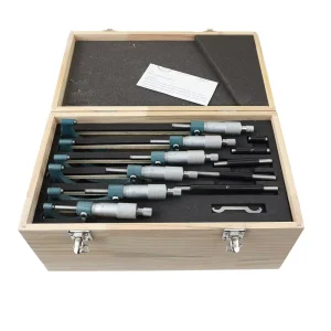 0.0001″ 6Pcs Set Micrometer Set Professional Premium Precision Machinist Tools Set Micrometer Measuring Tool