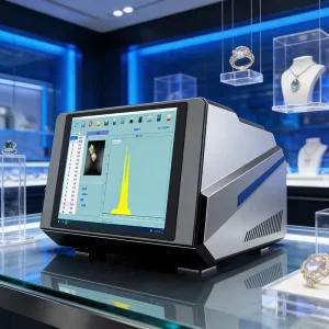 0.01% 99.99% Range Gold Tester 145±5 EV Resolution SDD Detector Full Metal Element Analysis 0.01% Accuracy for Jewelry