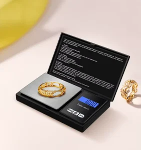 0.01g Precision Digital Pocket Scale 100g 200g 300g 500g 0.01g Division Mini Jewelry Gold Diamond Weighing Electronic Scale