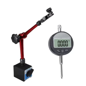 0.01mm 0.001mm High Precision 0-12.7mm 0-25.4mm Electronic Digital Dial Indicator Gauge Measuring Tool Metric/Inch