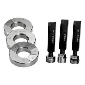 0.01mm High Accuracy High Precision GCr15 American UNF Threaded Ring Gauge 0-100mm 1/4″-1″ OEM/ODM Customized Support 1-Year