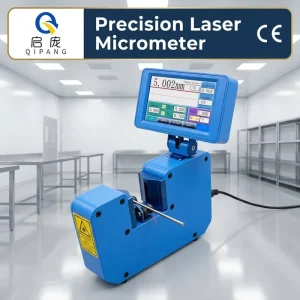 0.1-25mm Laser Diameter Gauge Rs485 Display Single Phase 0.1-25mm Touch Screen Digital Measuring Laser Micrometer
