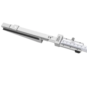 0.2 10 20 30 40mm Micrometer Caliper Wedge Type Feeler Gauge Gap Ruler Thickened Gap Ruler Inspection Ruler