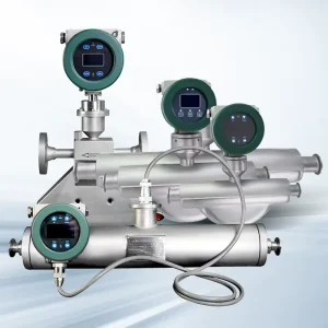 0.2% Accuracy Coriolis Mass Flow Meter High Accuracy for Slurry Oil LPG Gas Chemical SS316L 4 20mA RS485