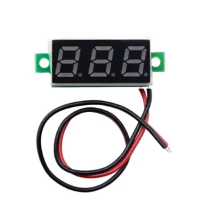 0.28 Inch 2.5V 40V Mini Digital Voltmeter Voltage Tester Meter Red Blue Yellow Green LED Screen Electronic Parts Accessories