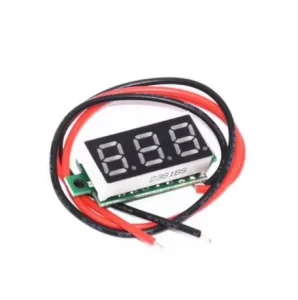0.28 Inch 2.5V-40V Mini Digital Voltmeter Voltage Tester Meter Red/Blue/yellow/green LED Screen Electronic Parts Accessories