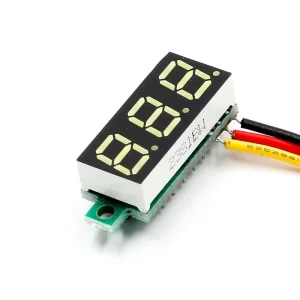 0.28 inch 0.28″ DC 3.5-30V Super Mini Digital Red Green Blue Yellow LED Car Voltmeter Voltage Volt Panel Meter Battery Monitor