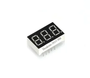 0.36 Inch 3 Digit 7 Segment LED Display Blue Color 12pins