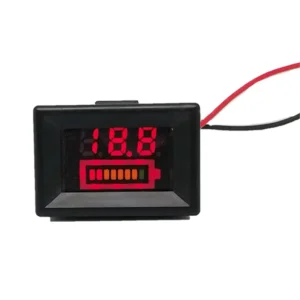 0.36 Inch LED Digital Display 2-Wire Voltmeter 5-100V Dual Voltage Battery Meter High Accuracy Digital Panel Meter