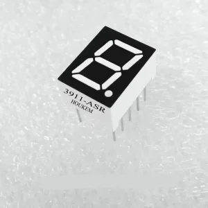 0.39 Inch Single Digit 7 Segment LED Display LED Module Super Green (569-571 NM) 10pins
