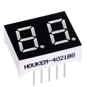 0.4 Inch 2 Digit Blue Color 7 Segment LED Display 10 Pins