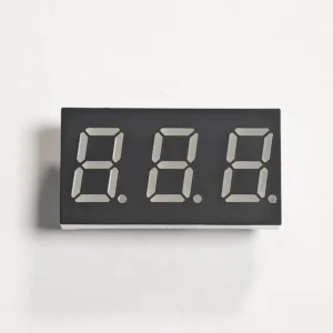 0.4 Inch 3 Digit 7 Segment Red LED Display Common Anode FND Numeric Digital Tube 4031 Series for Meter Advertising Indicator