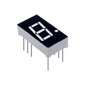 0.4 Inch Single Digit 7 Segment LED Display LED Module Super Green (569-571 NM) 10pins