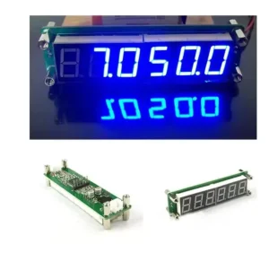 1-1000MHz RF Frequency Counter 8-12V Cymometer Meter Measurement LED Digital Display for Ham Radio Amplifier 6 Digit PLJ-6LED-H