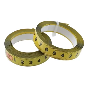 1/2/3/5M 10M 15M 20M 30M Self Adhesive Miter Saw Track Tape Measure Metric Steel Ruler