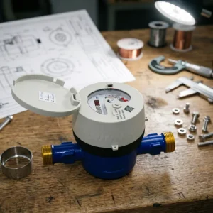 1/2 Inch Horizontal Volumetric Cold Water Meter IP68 Protection DN15 OEM Customizable Mechanical Flow Water Meter