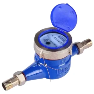 1/2~2 Inch BSP NPT Thread Dry/Wet Type Household Water Meter With Brass/Copper Couplings