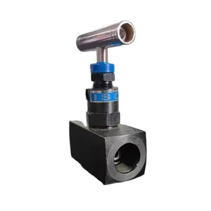 1/2in BSP Carbon Steel High Pressure Needle Valve Female Thread 6000PSI Pressure Gauge Needle Globe Valve