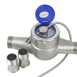 1 4 Inch NPT 304 Stainless Steel Water Meter with Pulse Output NSF Certified Threaded Meter with OEM Customization Support