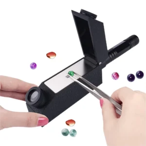 1.30 1.81 RI High Precision Gem Refractometer with LED Light Jewelry RI Tester for Gemstone Identification