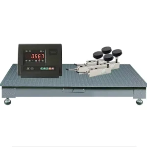 1.5*1.5-3t Stainless Steel Accurate Floor Pallet Scales LED/LCD Display CE ROHS Certified Warehouse Shipping Heavy Duty
