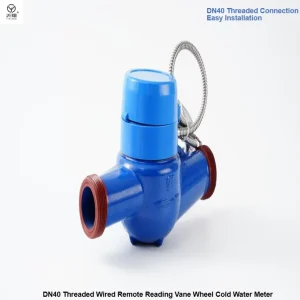 1.5″ Multi-Jet Water Meter Pulse Output Photoelectric Remote Reading Mechanical Flow Meters for Industrial Applications