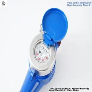 1.5″ Photoelectric Wired Remote Reading Water Meter Pulse Output Rotary Vane Mechanical IP68 OEM Flow Meters