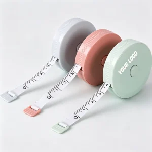 1.5M 5FT Plastic Tape Measure Round Shape Measuring Tape for Promotional Event Clothing Business Gift Custom Measuring Tape