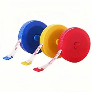 1.5M Automatic Retractable Round Plastic Tape Measure Measuring Tape Measure