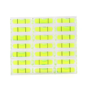 10*10*29mm Bubble Level Vial Precision Spirit Level for Tool Measuring Devices Mini Bubble Spirit Level OEM Custom Available